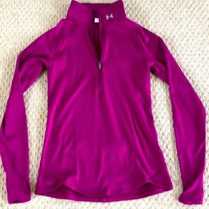 Under Armour size small quarter zip long sleeve shirt.